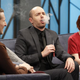 Scott Aukerman, Paul Scheer, Carly Rae Jepsen (Greg Gayne/IFC)